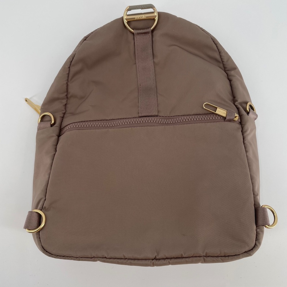 Pacsafe Citysafe CX Convertible Anti Theft Backpack Crossbody Blush Tan Nylon - Picture 9 of 11